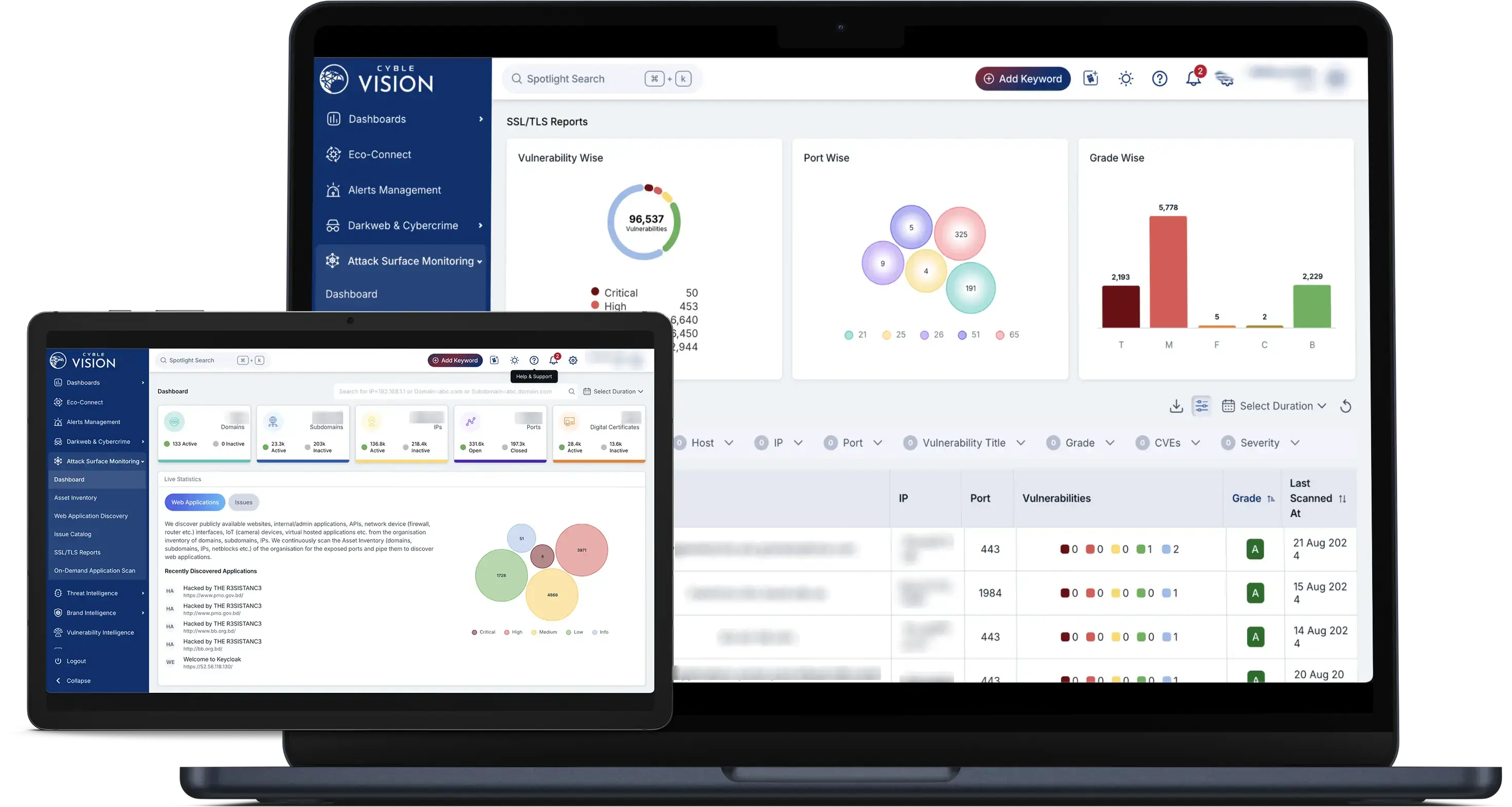 Attack Surface Management-dashboard