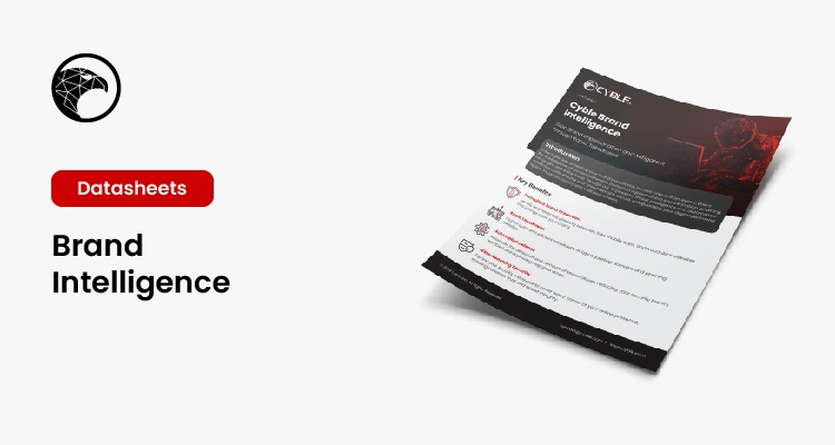 Brand Intelligence data sheets